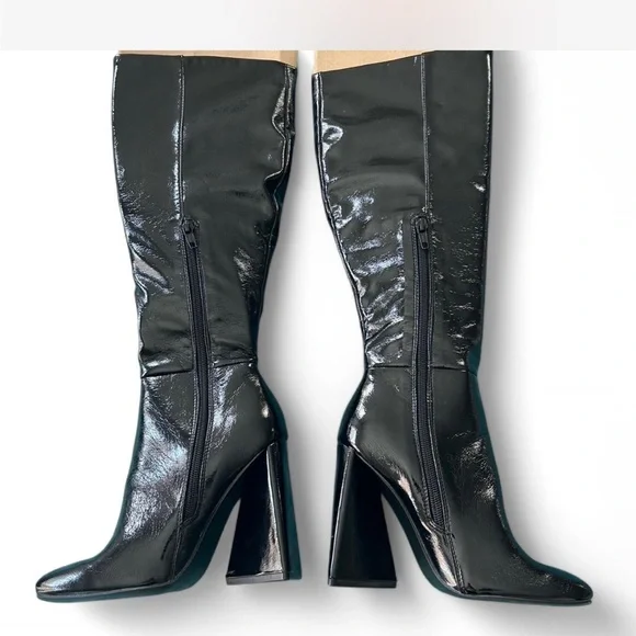 ASOS Black Heeled Boots - Picture 2 of 8